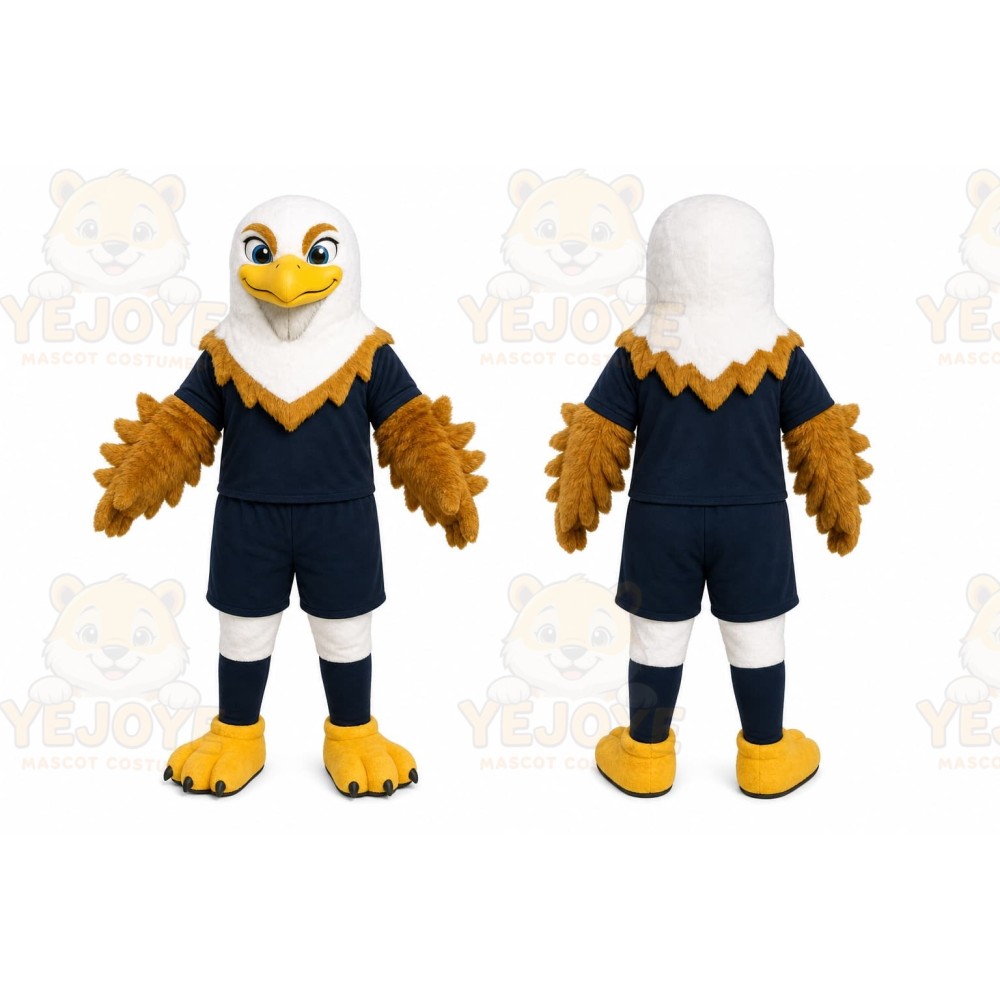 Blue Eagle Mascot Costume for Sports Events