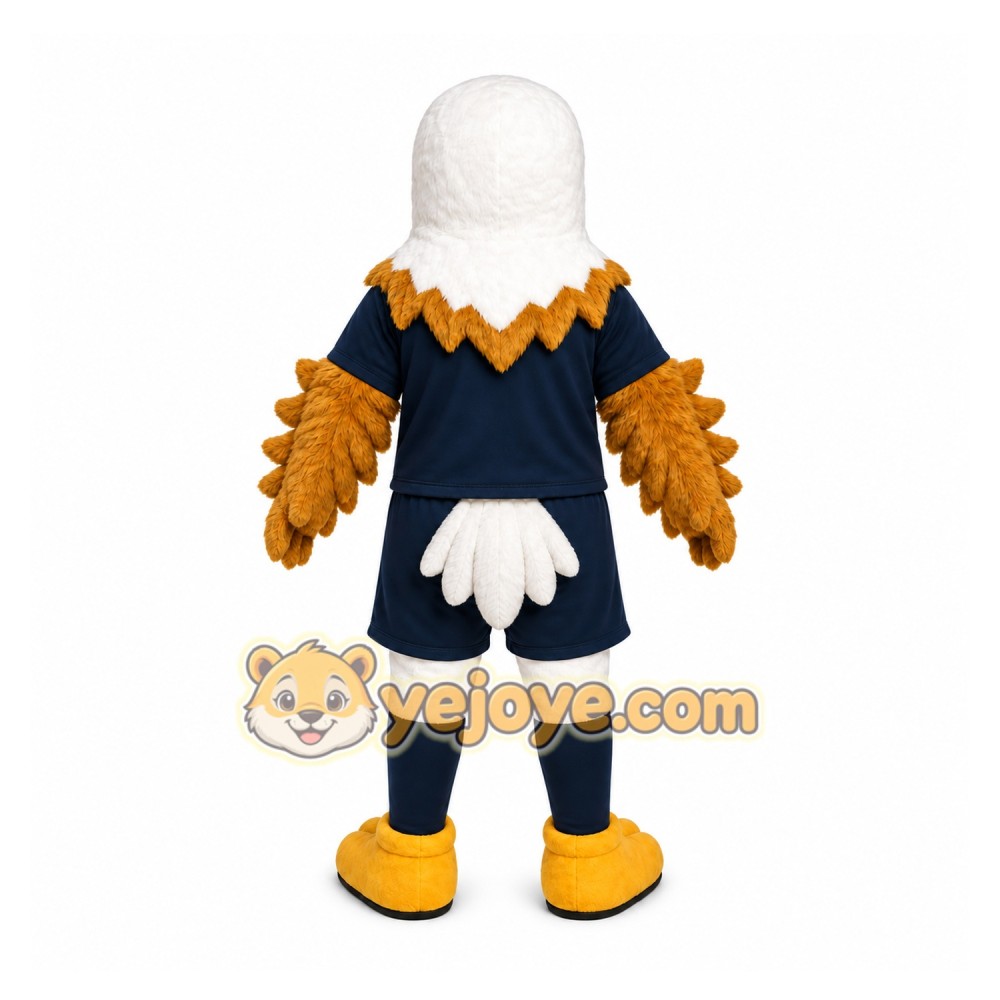 Blue Eagle Mascot Costume for Sports Events Blue Eagle Mascot Costume for Sports Events