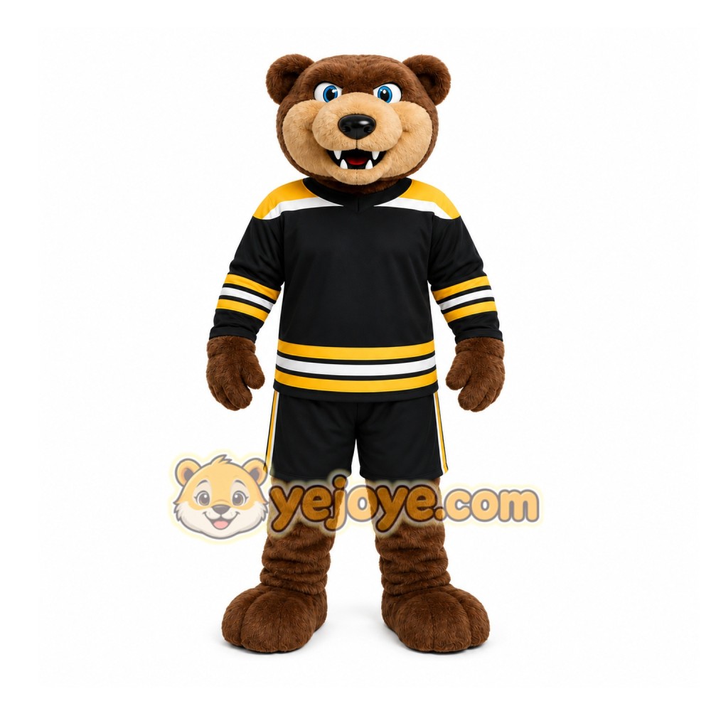 Black Bear Mascot Costume for Sports Events