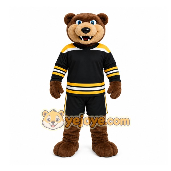 Black Bear Mascot Costume for Sports Events