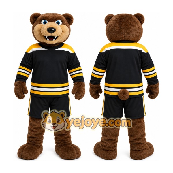 Black Bear Mascot Costume for Sports Events