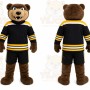Black Bear Mascot Costume for Sports Events