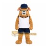 Brown Bulldog Mascot Costume for Sports Events Brown Bulldog Mascot Costume for Sports Events