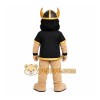 Black Viking Warrior Mascot Costume for Sports Events Black Viking Warrior Mascot Costume for Sports Events