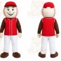 Red Baseball Player Mascot Costume for Sports Events