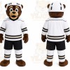 White Bear Hockey Player Mascot Costume for Sports Events