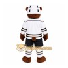 White Bear Hockey Player Mascot Costume for Sports Events White Bear Hockey Player Mascot Costume for Sports Events