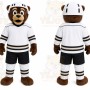 White Bear Hockey Player Mascot Costume for Sports Events