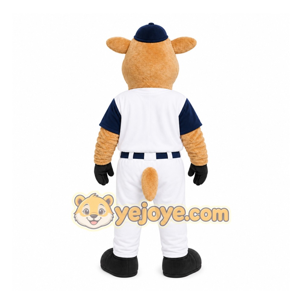 White Camel Baseball Player Mascot Costume for Sports Events White Camel Baseball Player Mascot Costume for Sports Events