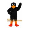 Adult Black Bird Eagle Cartoon Mascot Costume Adult Black Bird Eagle Cartoon Mascot Costume