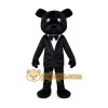Adult Black Suit Dog Mascot Costume Adult Black Suit Dog Mascot Costume