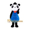 Adult Cartoon Character Blue Panda Mascot Costume Adult Cartoon Character Blue Panda Mascot Costume