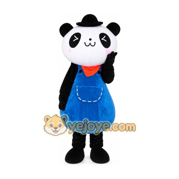 Adult Cartoon Character Blue Panda Mascot Costume Adult Cartoon Character Blue Panda Mascot Costume