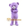 Adult Cartoon Purple Bear Mascot Costume Adult Cartoon Purple Bear Mascot Costume
