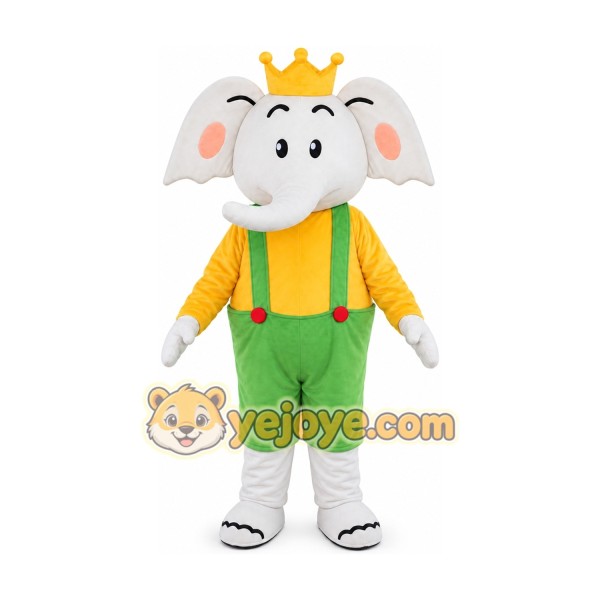 Adult Elephant Mascot Costume