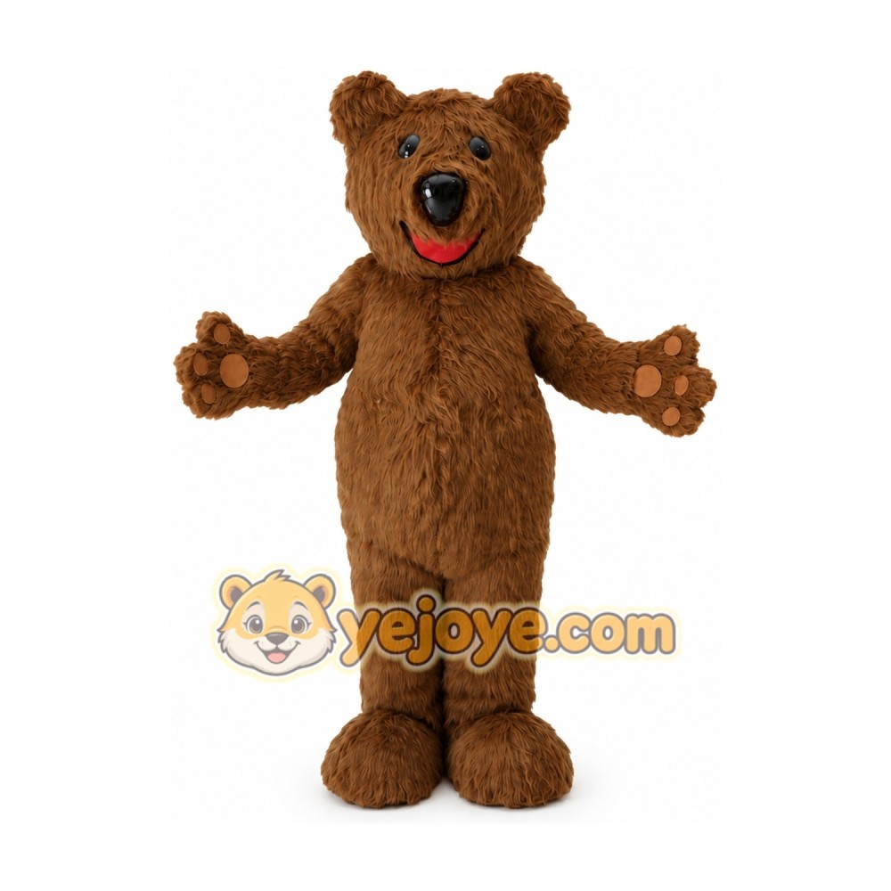 Adult Funny Smile Bear Mascot Costume Adult Funny Smile Bear Mascot Costume