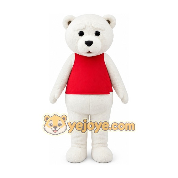 Adult Fur Teddy Bear Mascot Costume