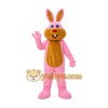 Adult Pink Bunny Rabbit Mascot Costume