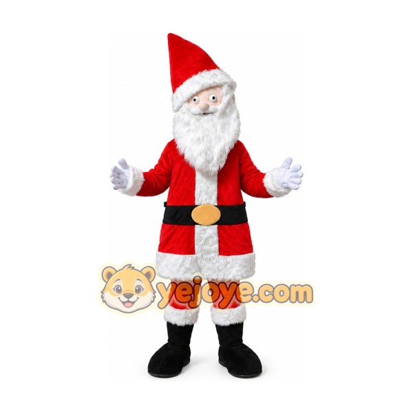 Adult Santa Claus Cartoon Mascot Costume Adult Santa Claus Cartoon Mascot Costume