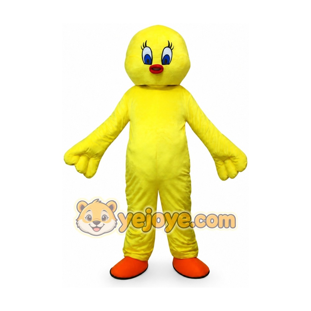 Adult Yellow Chicken Mascot Costume Adult Yellow Chicken Mascot Costume