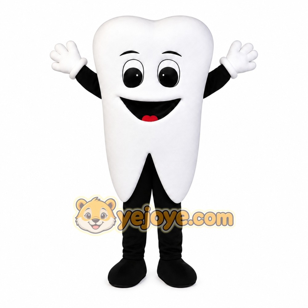 Advertising Tooth Mascot Costume Advertising Tooth Mascot Costume