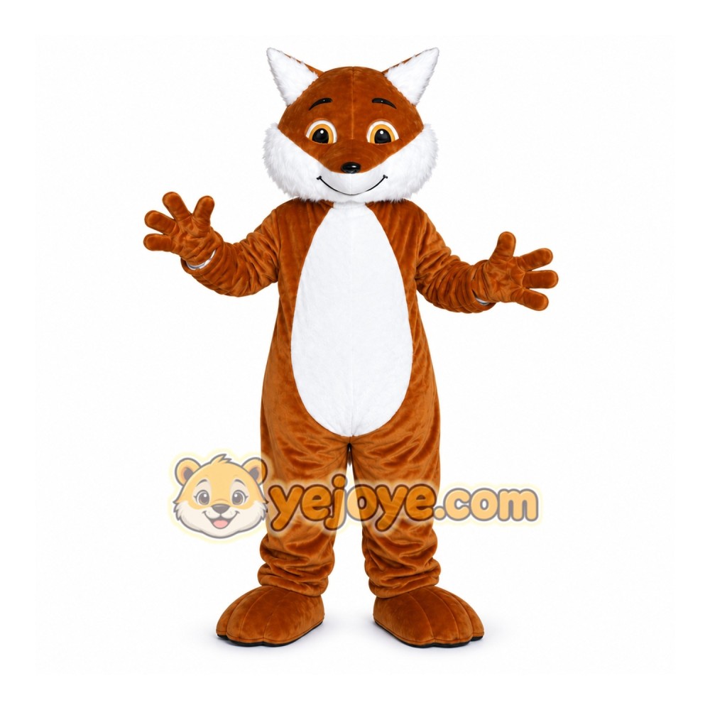 Fox Brown Husky Dog Mascot Costume Fox Brown Husky Dog Mascot Costume