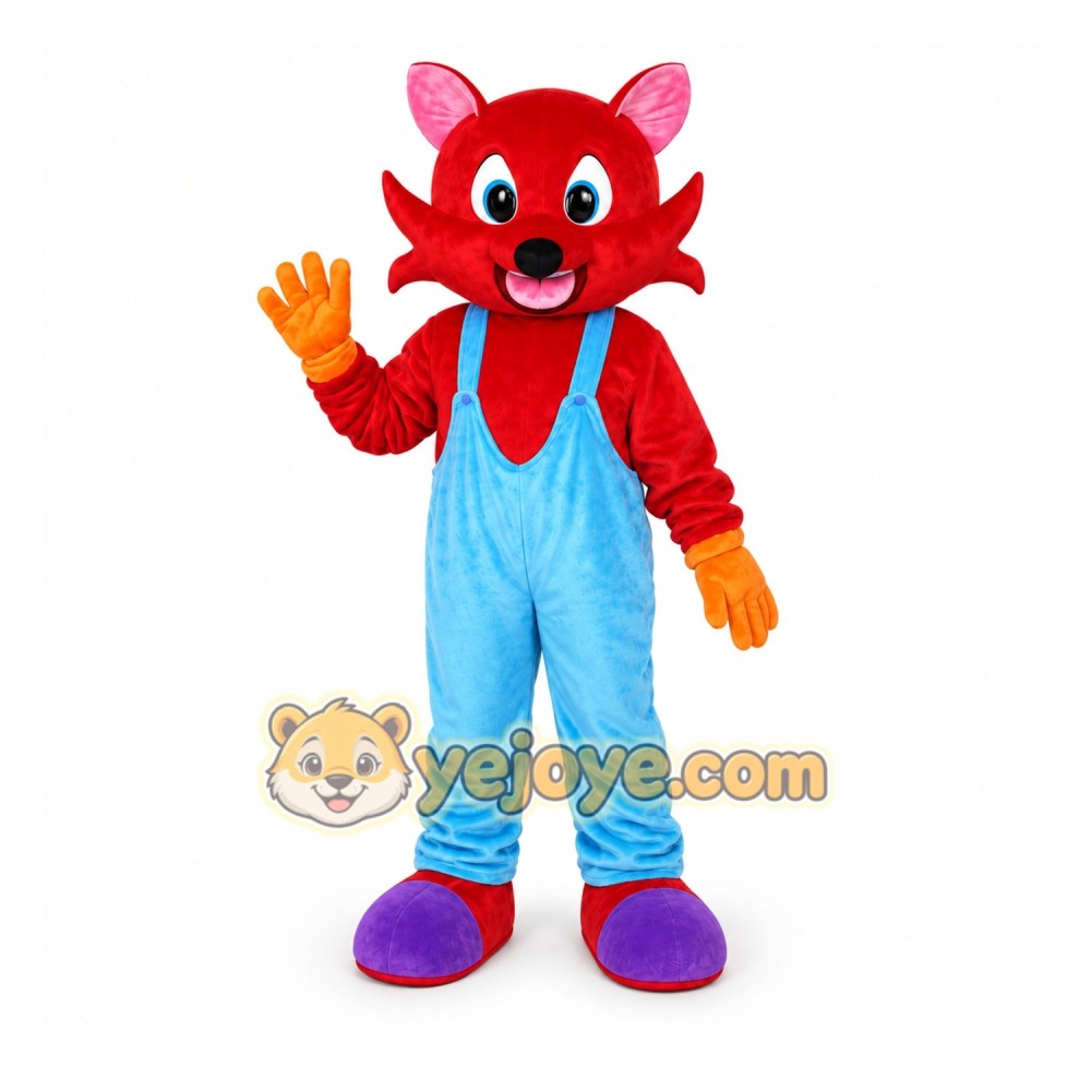 Fox Red Cartoon Mascot Costume Fox Red Cartoon Mascot Costume