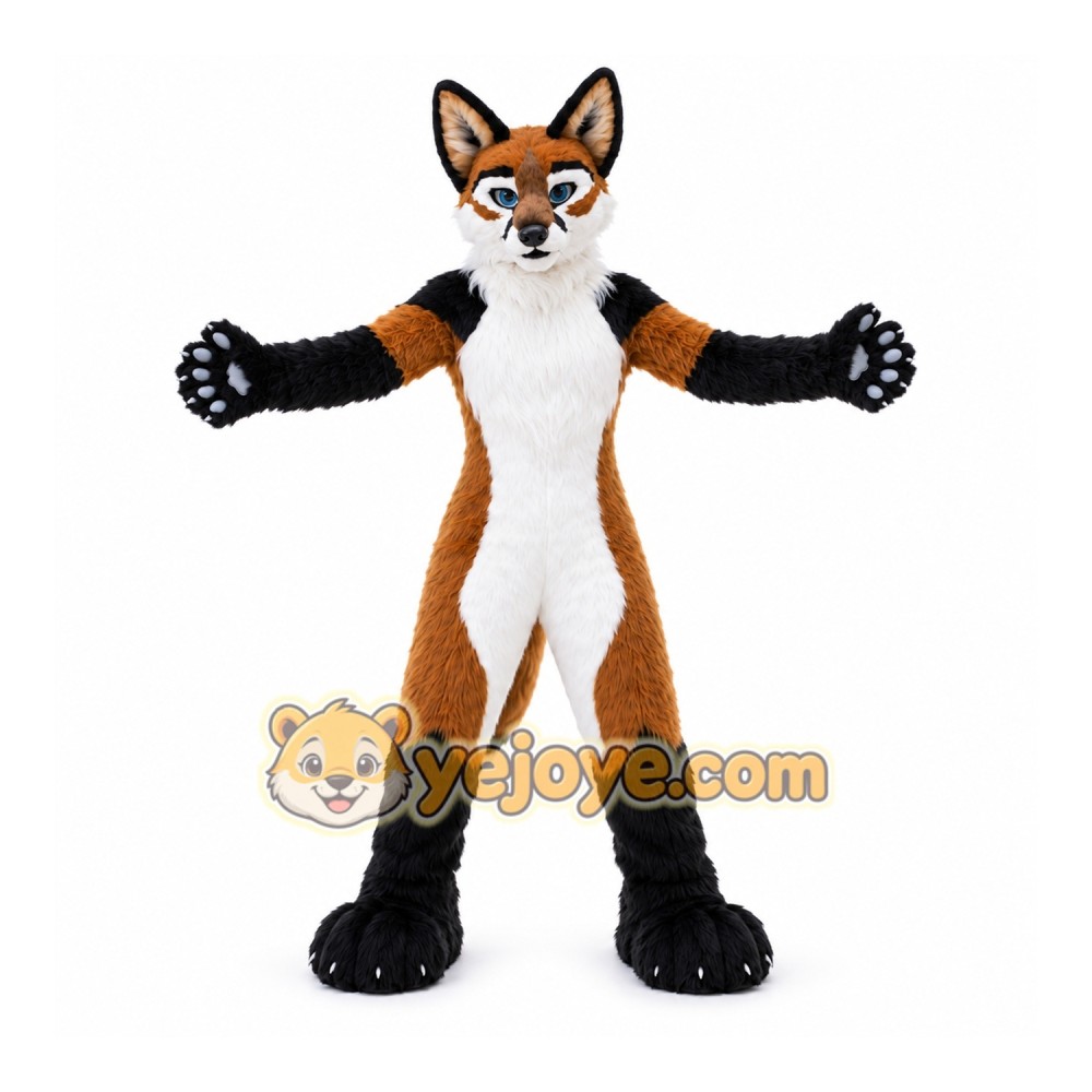 Fox Wolf Fursuit Mascot Costumes Fox Wolf Fursuit Mascot Costumes