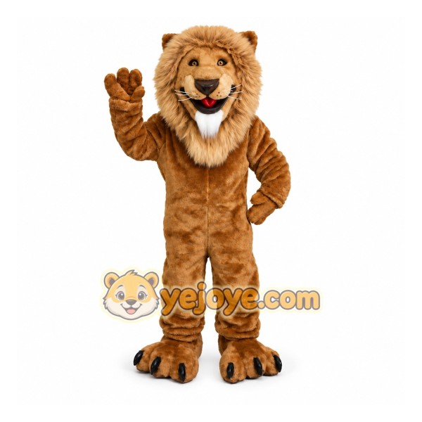 Friendly Lion Mascot Costume for Adult