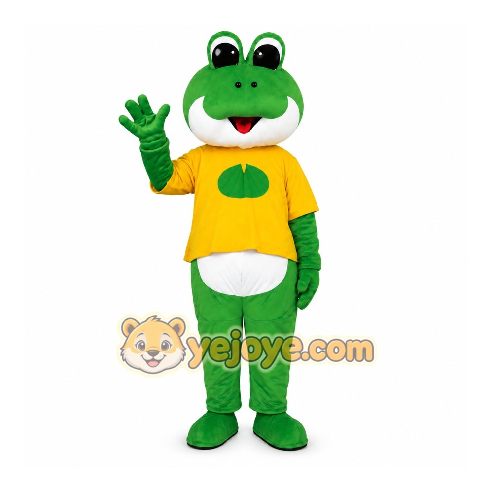 Frog Prince Mascot Costume for Adults Frog Prince Mascot Costume for Adults