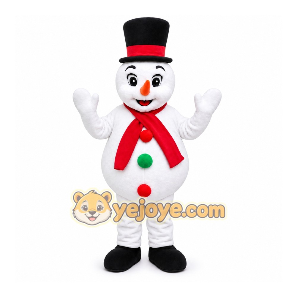 Frosty The Snowman Mascot Costume Party Character