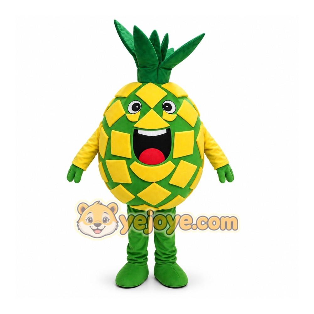 Fruit Pineapple Cartoon Mascot Costume Fruit Pineapple Cartoon Mascot Costume