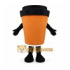 Funny Adults Coffee Cup Mascot Costume Funny Adults Coffee Cup Mascot Costume