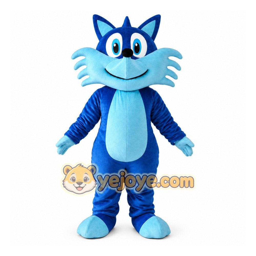 Funny Blue Fox Mascot Costume Funny Blue Fox Mascot Costume