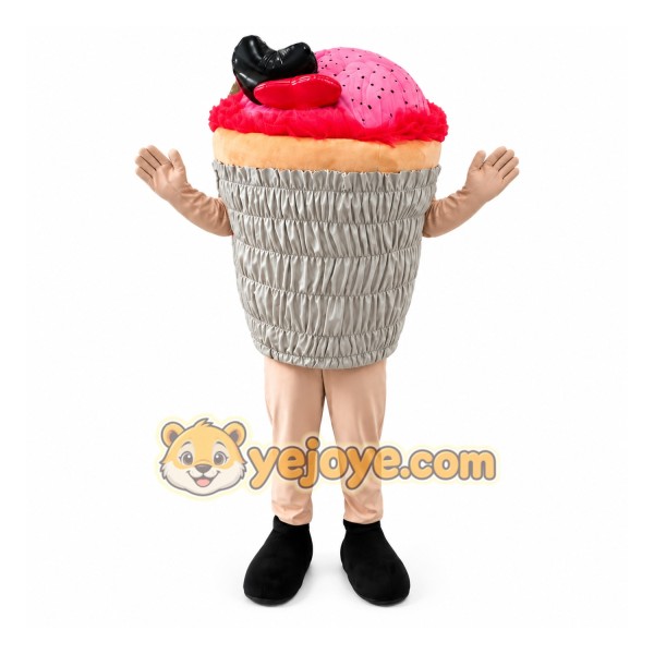 Funny Cake Mascot Costume Funny Cake Mascot Costume