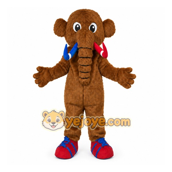 Funny Elephant Mascot Costume Mammoth Mascot Outfits