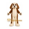 Brown and White Dog Mascot Costume