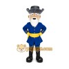 General Civil War Mascot Rebel Costume