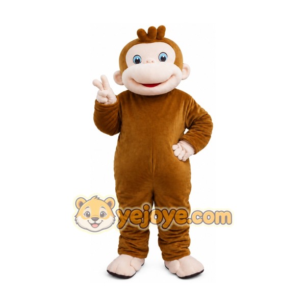 Giant Curious George Monkey Mascot Costume Giant Curious George Monkey Mascot Costume