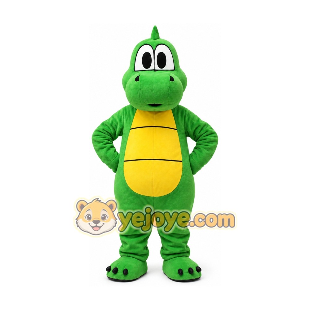 Giant Green Dragon Mascot Costume Giant Green Dragon Mascot Costume