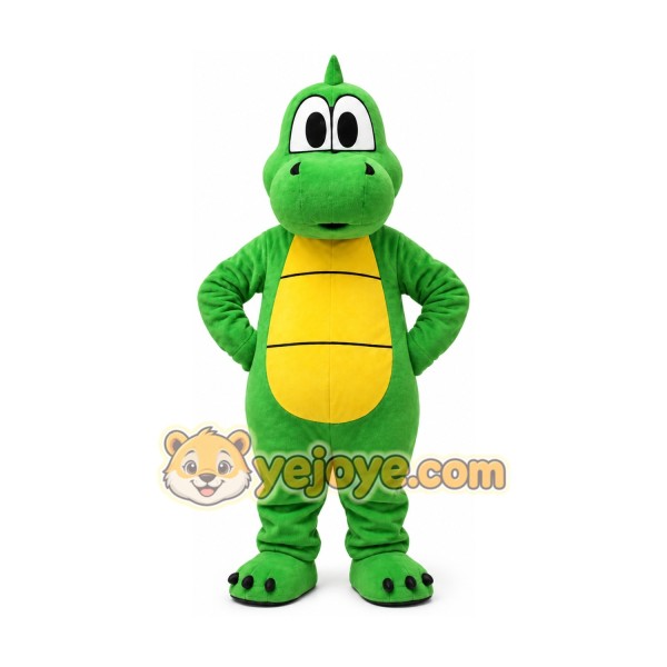 Giant Green Dragon Mascot Costume
