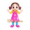Giant Niloya Damla Mascot Costume Giant Niloya Damla Mascot Costume