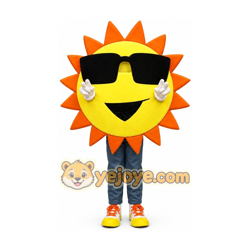 Giant Sun Mascot Costume