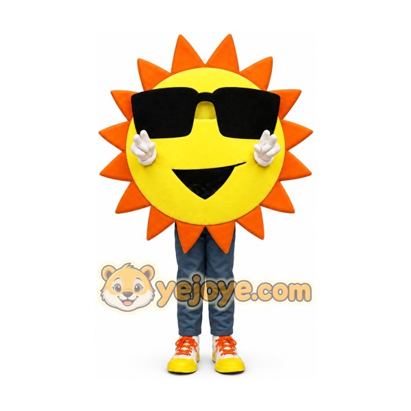 Giant Sun Mascot Costume