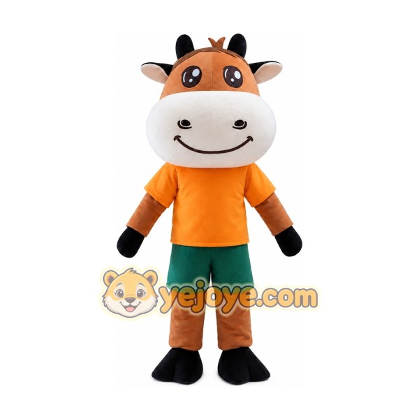 Animal Cow Costume Cosplay Outfits Adult Cartoon Mascot