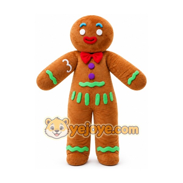 Gingerbread Mascot Costume Christmas Ginger Bread Gingerbread Mascot Costume Christmas Ginger Bread