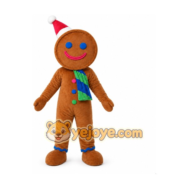Gingerbread Mascot Costume Ginger Bread Gingerbread Mascot Costume Ginger Bread