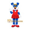 Girly Bunny Rabbit Mascot Costume Cartoon Character Girly Bunny Rabbit Mascot Costume Cartoon Character