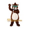 Glasses Mouse Raccoon Mascot Costume for Adult