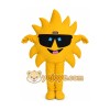 Glasses Sun Mascot Costume Glasses Sun Mascot Costume
